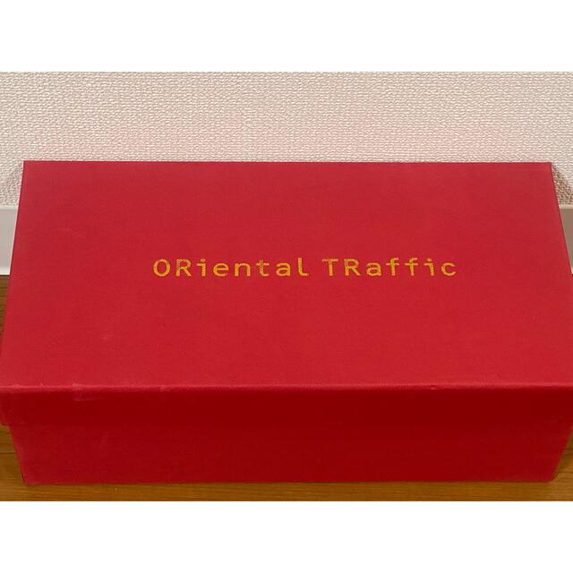 ORiental TRaffic(オリエンタルトラフィック)の【新品】ORiental TRaffic◆セパレートパンプス◆レッド レディースの靴/シューズ(ハイヒール/パンプス)の商品写真