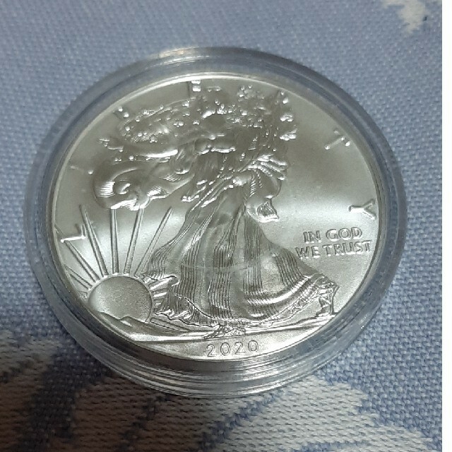 重量1oz2020年 イーグル銀貨　２枚