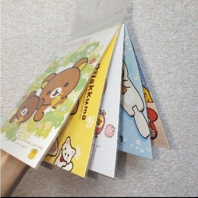 サンエックス(サンエックス)のリラックマ　ポストカードセットM　５枚 エンタメ/ホビーのおもちゃ/ぬいぐるみ(キャラクターグッズ)の商品写真