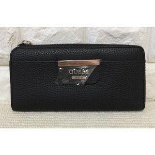 ゲス(GUESS)のno9159 GUESS ゲス PUレザー ラウンドファスナー 長財布(財布)