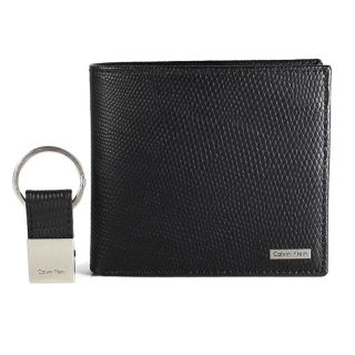 カルバンクライン(Calvin Klein)のカルバンクライン 財布&キーホルダー セット レザー メンズ 79518 新品(折り財布)