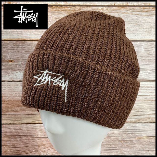 【ユニセックス】STUSSY ビーニー ニット帽（330202） メンズの帽子(ニット帽/ビーニー)の商品写真