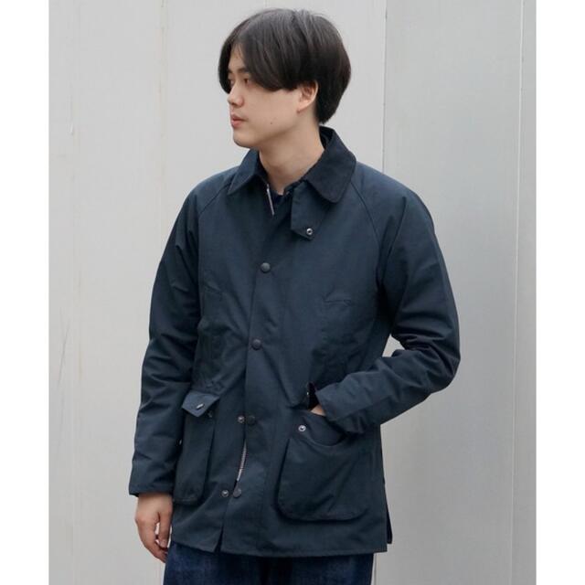 【極美品/ウール】Barbour BEDALE SL ネイビー 36