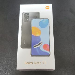 アンドロイド(ANDROID)のRedmi Note 11 グラファイトグレー(スマートフォン本体)