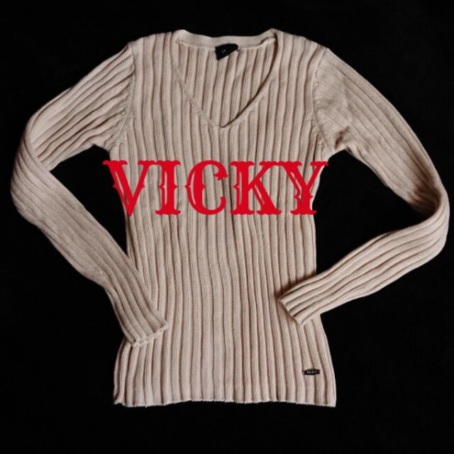 VICKY(ビッキー)の大幅値下げ◆未使用VICKY リブトップス レディースのトップス(ニット/セーター)の商品写真