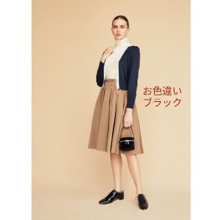 フォクシー(FOXEY)のフォクシー Skirt "Lunar Twilight" ブラック 38(ひざ丈スカート)