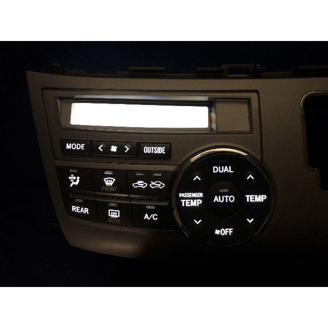 エスティマ LED打ち換え済み エアコンパネル !