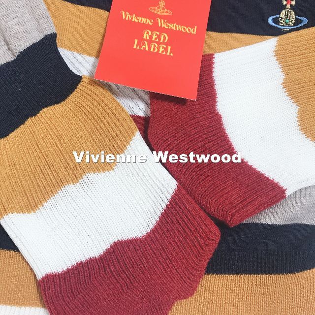Vivienne Westwood(ヴィヴィアンウエストウッド)の【Vivienne Westwood】刺繍ORB ウール ニット タグ付未使用品 レディースのトップス(ニット/セーター)の商品写真