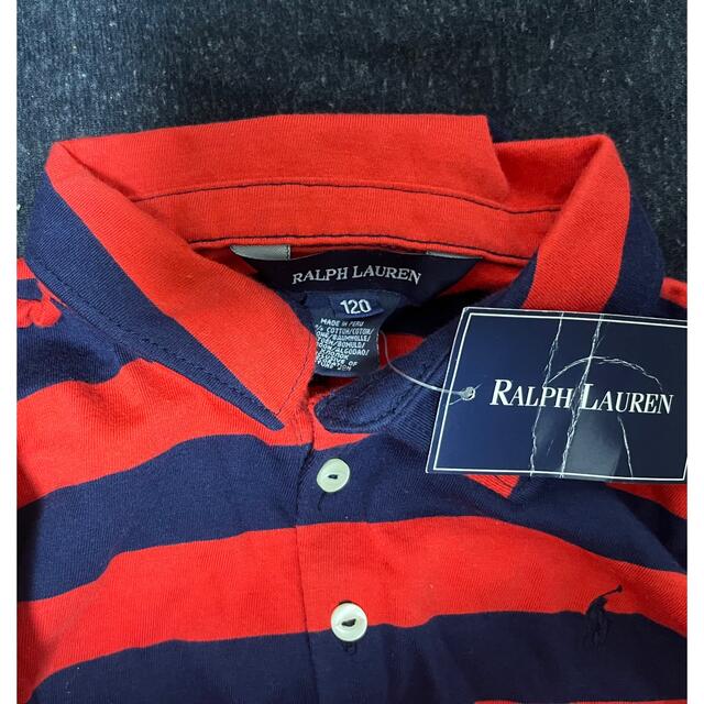 Ralph Lauren(ラルフローレン)の新品 未使用 ラルフローレン　★ボーダー　長袖 カットソー 120cm キッズ/ベビー/マタニティのキッズ服男の子用(90cm~)(Tシャツ/カットソー)の商品写真