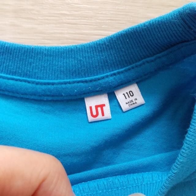 UNIQLO(ユニクロ)のUT プラレール  半袖 Tシャツ 110cm ブルー キッズ/ベビー/マタニティのキッズ服男の子用(90cm~)(Tシャツ/カットソー)の商品写真