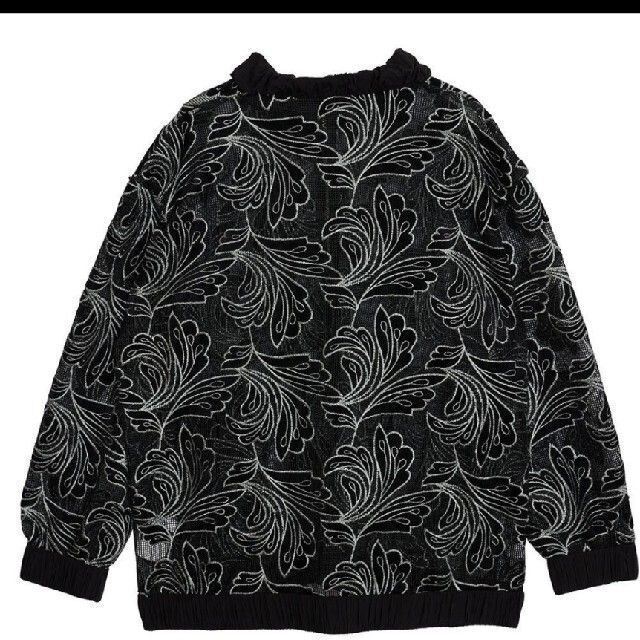 着1回 EVELYN LACE BLOUSONブラック