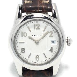 コーチ(COACH)のコーチ 腕時計 - 0257 レディース シルバー(腕時計)