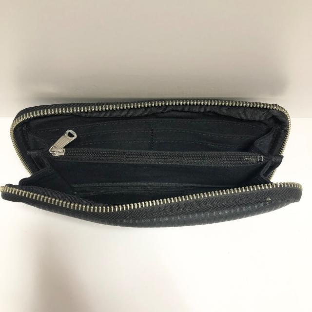 PORTER(ポーター)のポーター 長財布 - 黒×ダークグレー レディースのファッション小物(財布)の商品写真