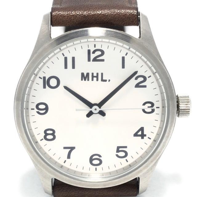 エムエイチエル 腕時計 - 1012-T022111 白ファッション小物