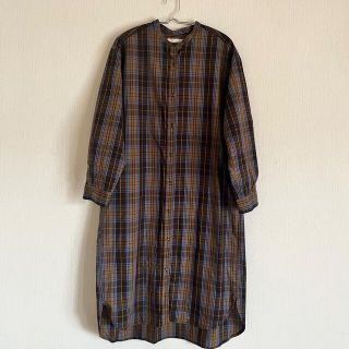 ショコラフィネローブ(chocol raffine robe)のchocol raffine robe チェックワンピース　(ロングワンピース/マキシワンピース)