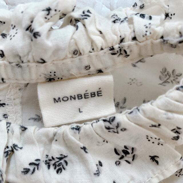 monbebe  モンベベ　ブラウス　Ｌ　90  キッズ/ベビー/マタニティのキッズ服女の子用(90cm~)(ブラウス)の商品写真