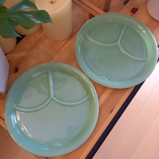 本日のみの値下げ❗極美品☆ファイヤーキング プレートセット - 食器