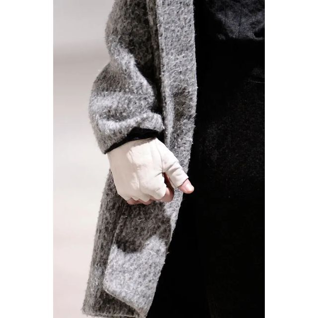 【求】Lanvin 10A/W Look.25 チェスターコート グレー 44