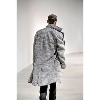 【求】Lanvin 10A/W Look.25 チェスターコート グレー 44