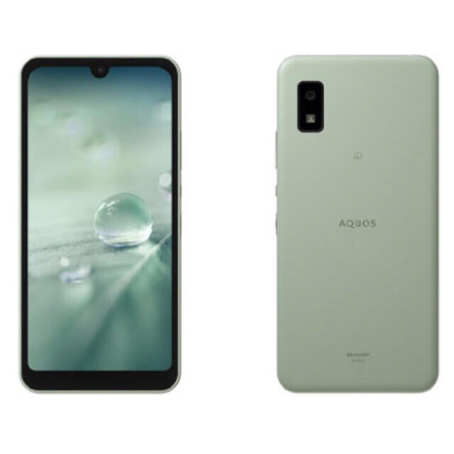 AQUOS(アクオス)のAQUOS wish SHG06 オリーブグリーン 64 GB SIMフリー スマホ/家電/カメラのスマートフォン/携帯電話(スマートフォン本体)の商品写真