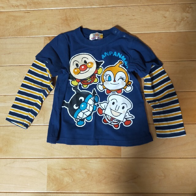 BANDAI(バンダイ)のアンパンマン　子供服上下セット キッズ/ベビー/マタニティのキッズ服男の子用(90cm~)(Tシャツ/カットソー)の商品写真