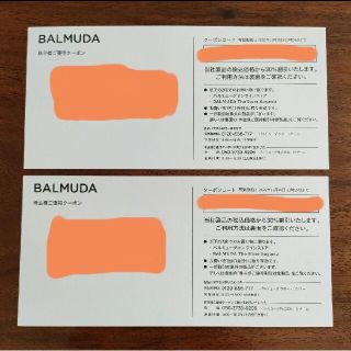 バルミューダ(BALMUDA)のバルミューダ　株主優待券(ショッピング)