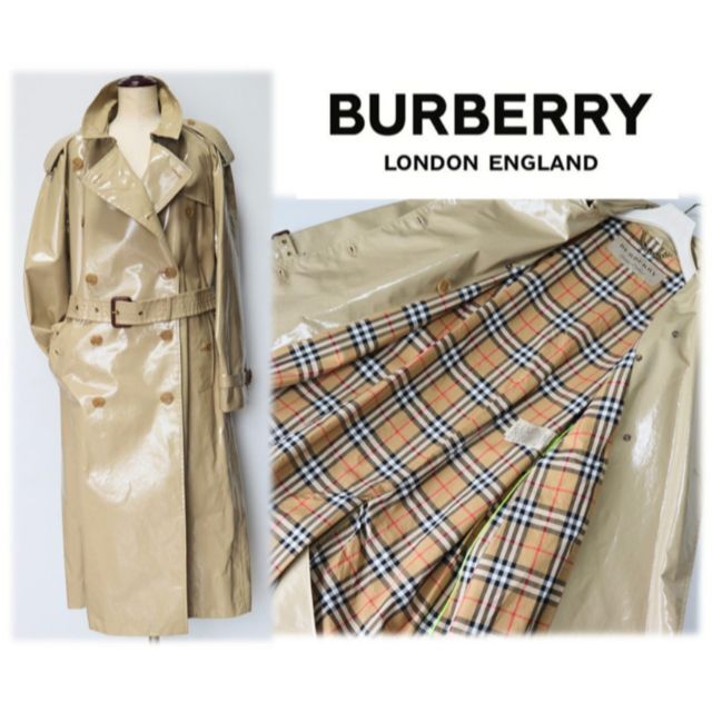 BURBERRY(バーバリー)の297,000円新品【バーバリー】バーバリーチェック トレンチコート40(L) レディースのジャケット/アウター(トレンチコート)の商品写真