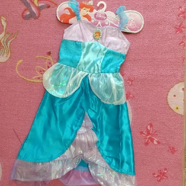 Disney(ディズニー)のアリエル 100 110 コスプレ ディズニー プリンセス ハロウィン エンタメ/ホビーのコスプレ(衣装)の商品写真