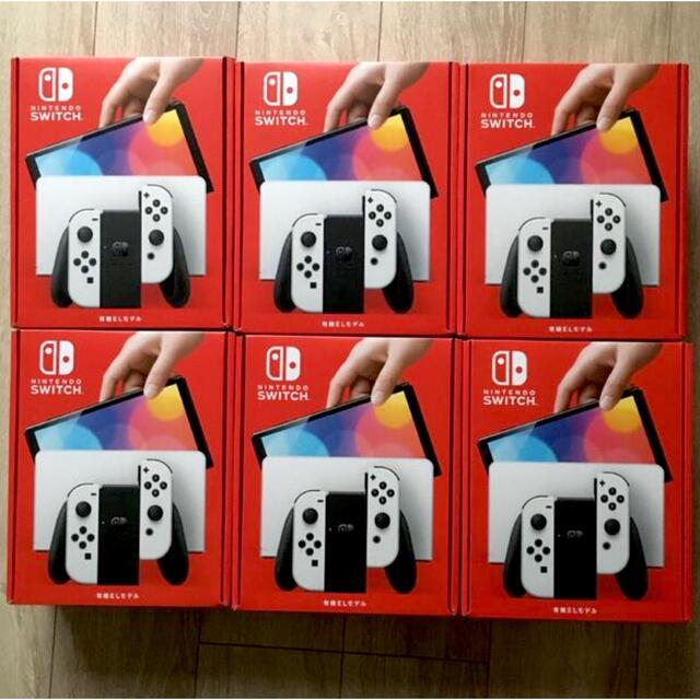 新品未開封 任天堂スイッチ有機EL ホワイト 6台セット Switch