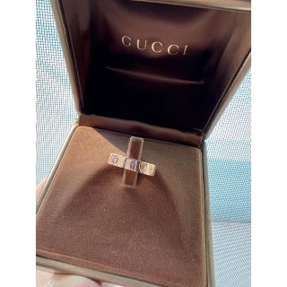 グッチ(Gucci)のGUCCI リング K18 ピンクゴールド 指輪 ハート 11 グッチ(リング(指輪))