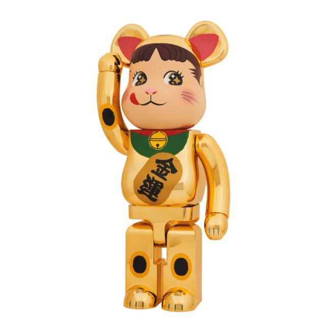 BE＠RBRICK 招き猫 ペコちゃん 金運 金メッキ 1000％