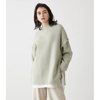 アズールバイマウジー(AZUL by moussy)の2WAY SLEEVE REMOVABLE TOPS(ニット/セーター)