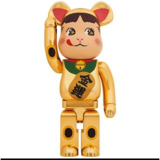 フジヤ(不二家)のBE＠RBRICK 招き猫 ペコちゃん 金運 金メッキ 1000%(その他)