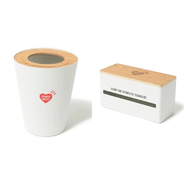 ROUND TRASH CAN DOUBLE SIDED TISSUE CASE ごみ箱 ROUND TRASH CAN DOUBLE SIDED TISSUE CASE ごみ箱