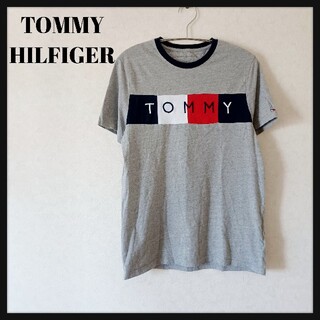 トミーヒルフィガー(TOMMY HILFIGER)の古着 シーズンオフのため特価 トミーヒルフィガー 半袖Tシャツ グレー M(Tシャツ(半袖/袖なし))