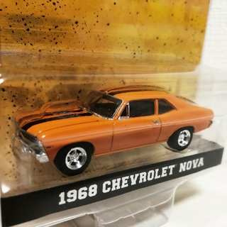 シボレー(Chevrolet)のGLグリーンライト/'68 Chevyシボレー Novaノバ 1/64(ミニカー)