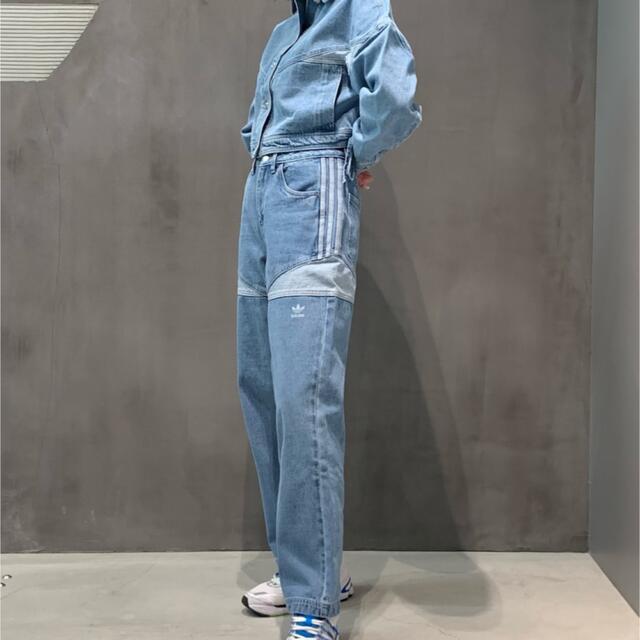 adidas - adidas デニムジャケットの通販 by な|アディダスならラクマ