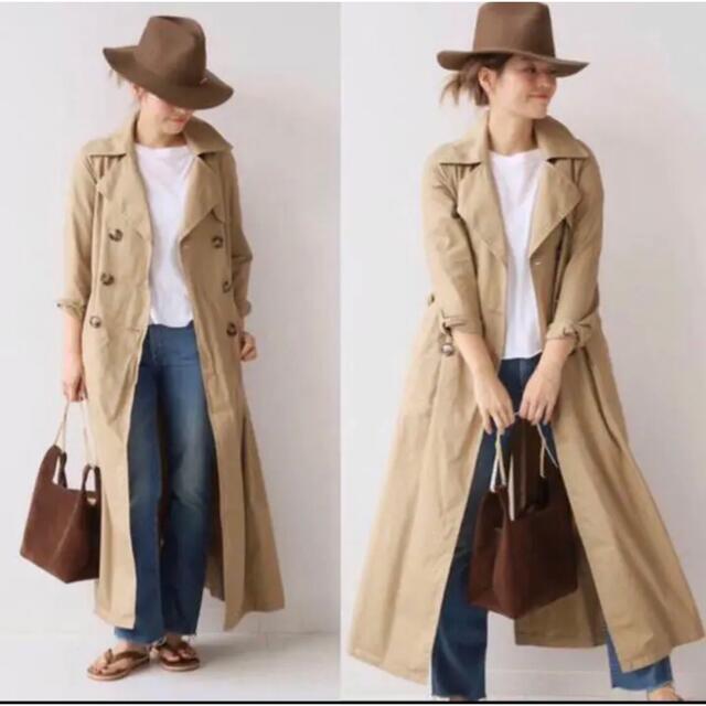 DEUXIEME CLASSE(ドゥーズィエムクラス)のDeuxieme Classe LONG TRENCH COAT レディースのジャケット/アウター(トレンチコート)の商品写真