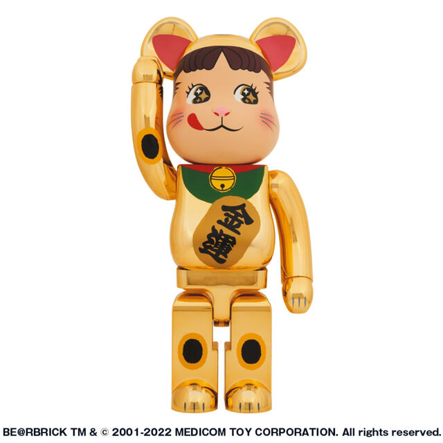 BE@RBRICK - BE@RBRICK 招き猫 ペコちゃん 金運 金メッキ 1000％