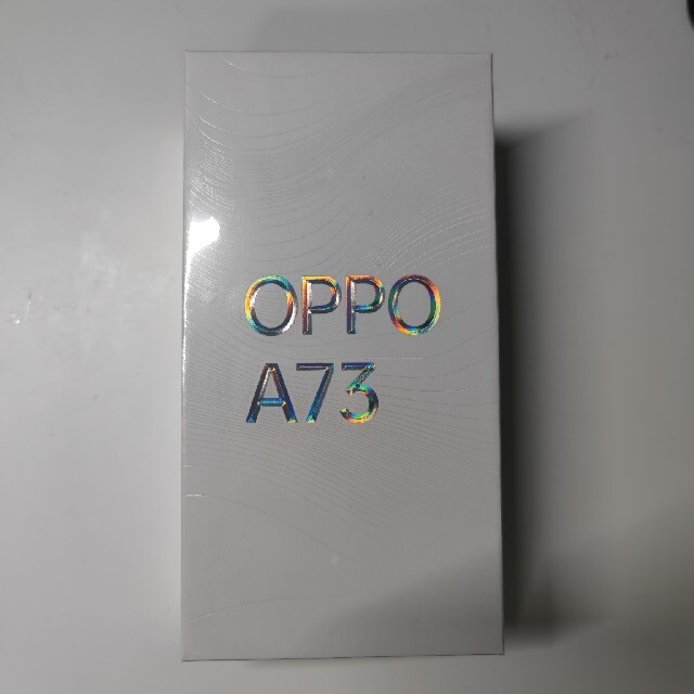 新品未開封 oppo A73 ネービーブルースマホ/家電/カメラ