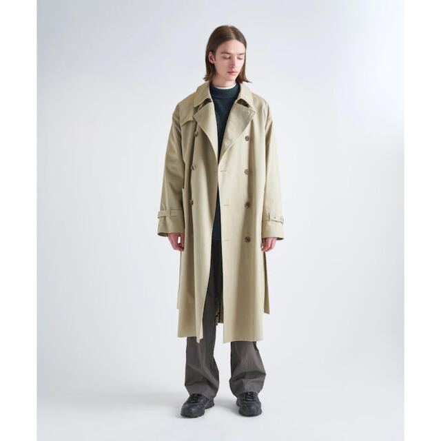 ATON - ATON WEST POINT | OVERSIZED TRENCH COATの通販 by hazu