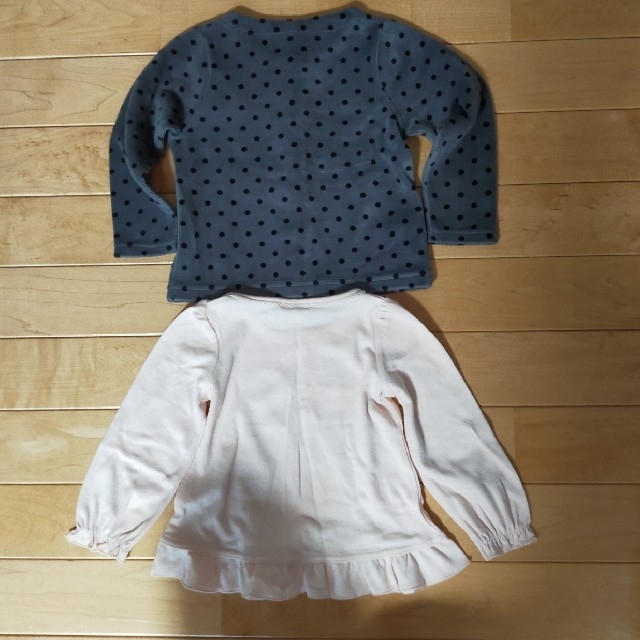 anyFAM(エニィファム)のanyFAN 子供服上2枚セット　100cm キッズ/ベビー/マタニティのキッズ服女の子用(90cm~)(Tシャツ/カットソー)の商品写真