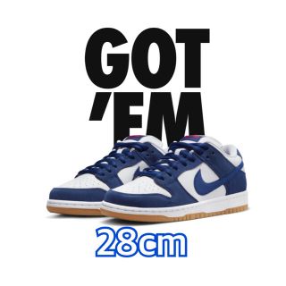 ナイキ(NIKE)のNike SB Dunk Low Deep Royal Blue ドジャース(スニーカー)