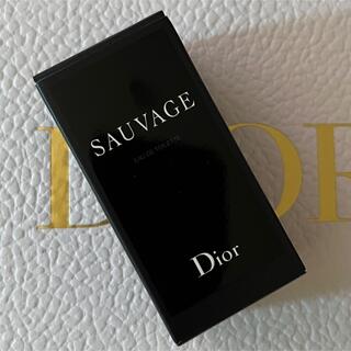クリスチャンディオール(Christian Dior)のディオールソヴァージュオードゥトワレ10mlミニチュア ミニボトル ノベルティ(香水(男性用))