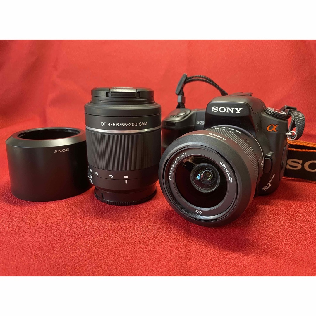 SONY a58（充電器欠品）  55-200mm   おまけ付き