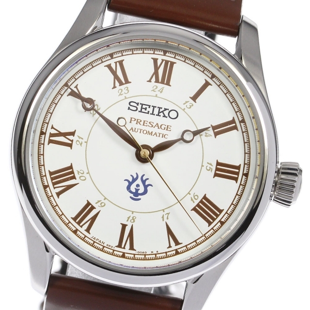 ☆極美品★箱・保証書付き【SEIKO】セイコー プレザージュ メカニカル 天空の城ラピュタ SARX087/6R31-00A0 自動巻き メンズ_708738