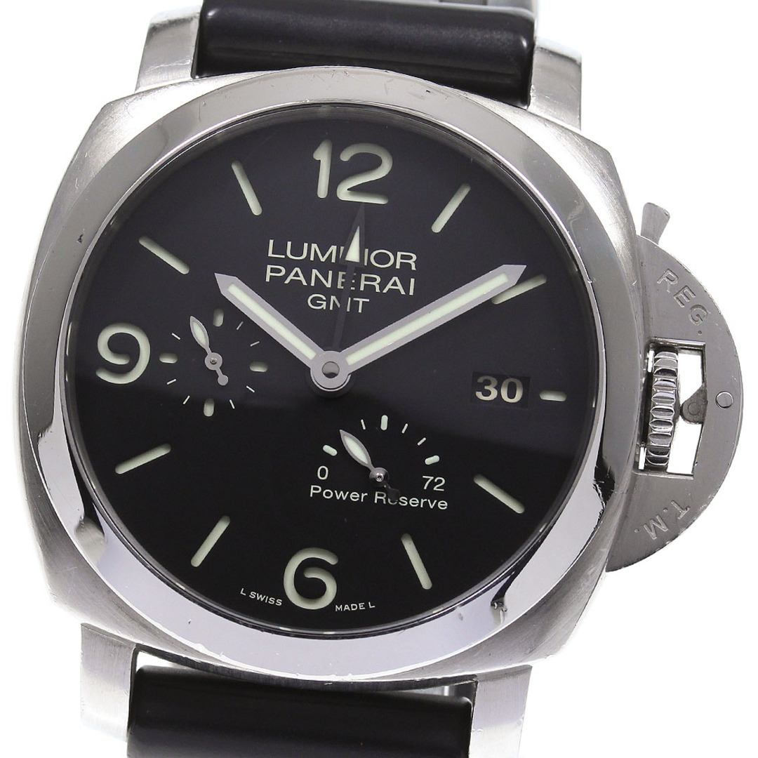 ベルト訳あり☆【PANERAI】パネライ ルミノール1950 3デイズ GMT PAM00321 自動巻き メンズ_706066 【232】【ev10】