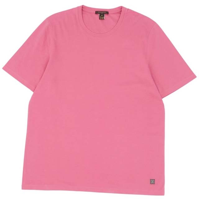 ルイヴィトン Tシャツ カットソー LVロゴ メンズ トップス XL ピンク