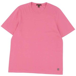 ルイヴィトン(LOUIS VUITTON)のルイヴィトン Tシャツ カットソー LVロゴ メンズ トップス XL ピンク(Tシャツ/カットソー(半袖/袖なし))