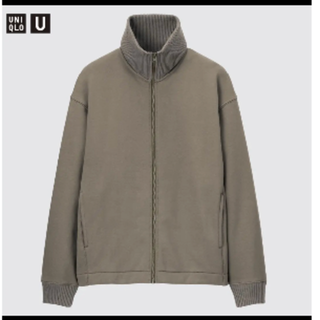 ユニクロ(UNIQLO)のUNIQLO U ボアスウェットトラックジャケットS(ジャージ)